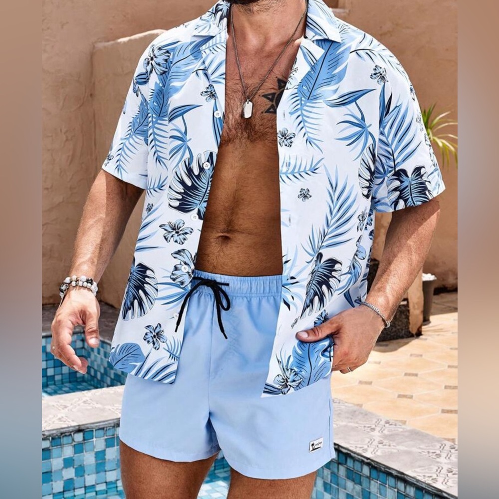 Manfinity Swimmode Shirt & Shorts